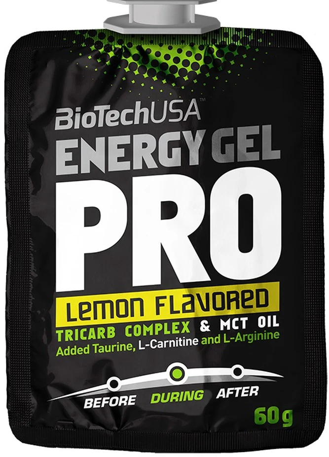 Енергетик Energy Gel Pro 60 g (Lemon) Biotech (254371886)