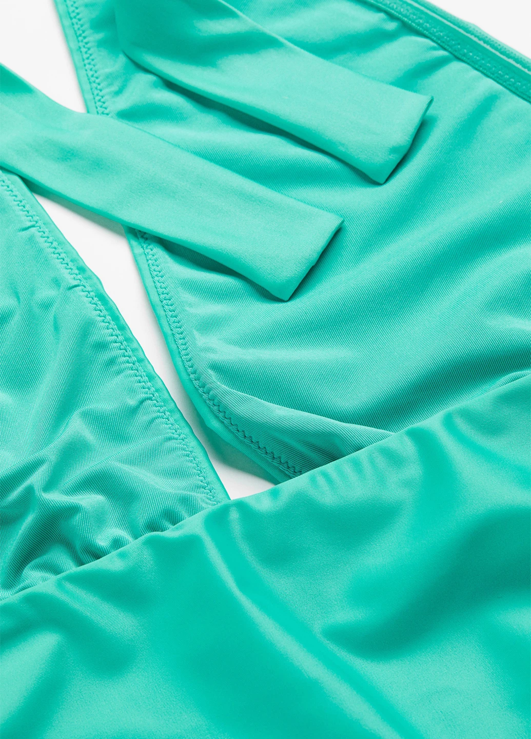 Бирюзовый летний купальник слитный, танк H&M