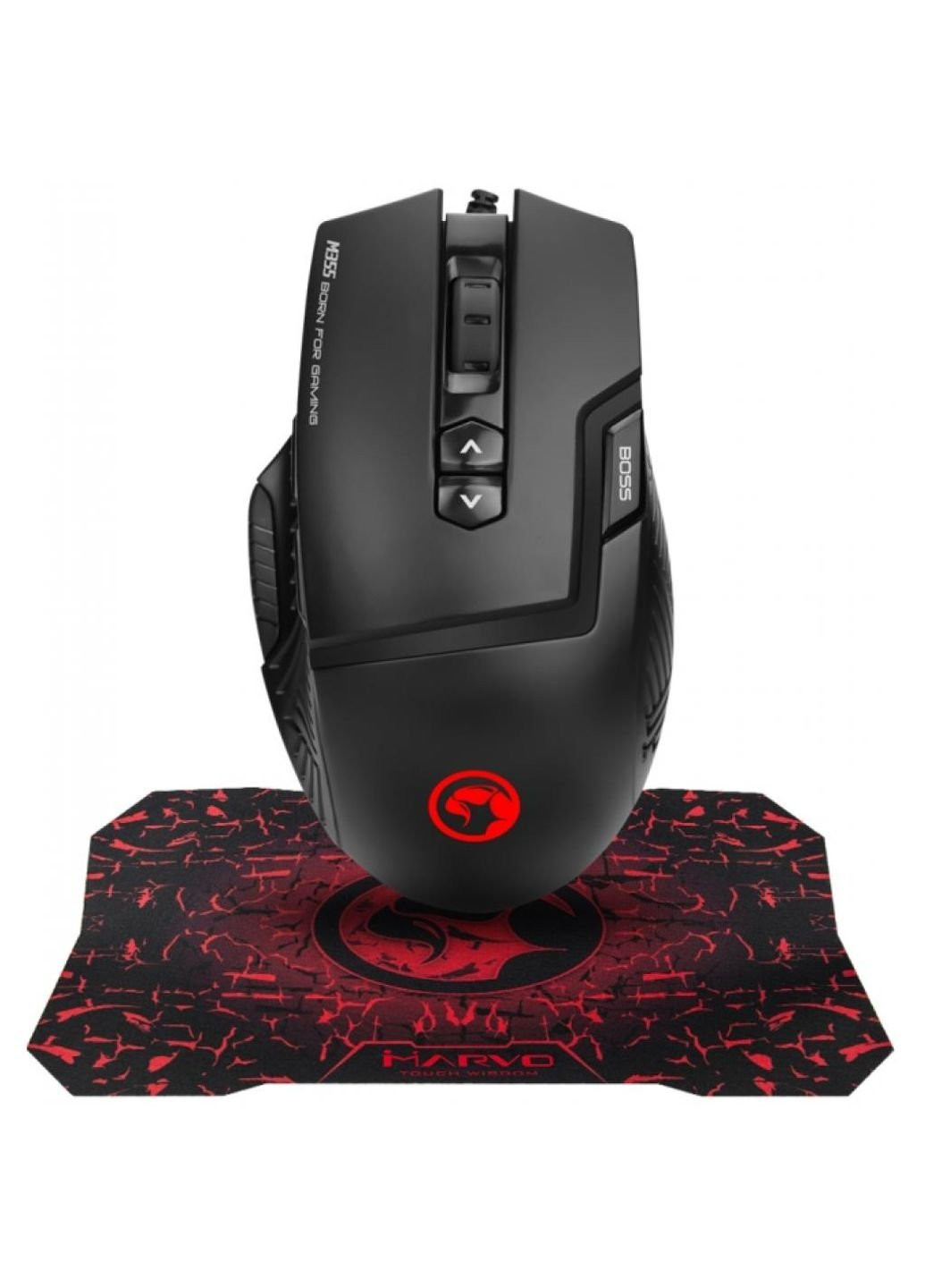 Мышка M355+G1 USB Black (M355+G1) Marvo (253546503)