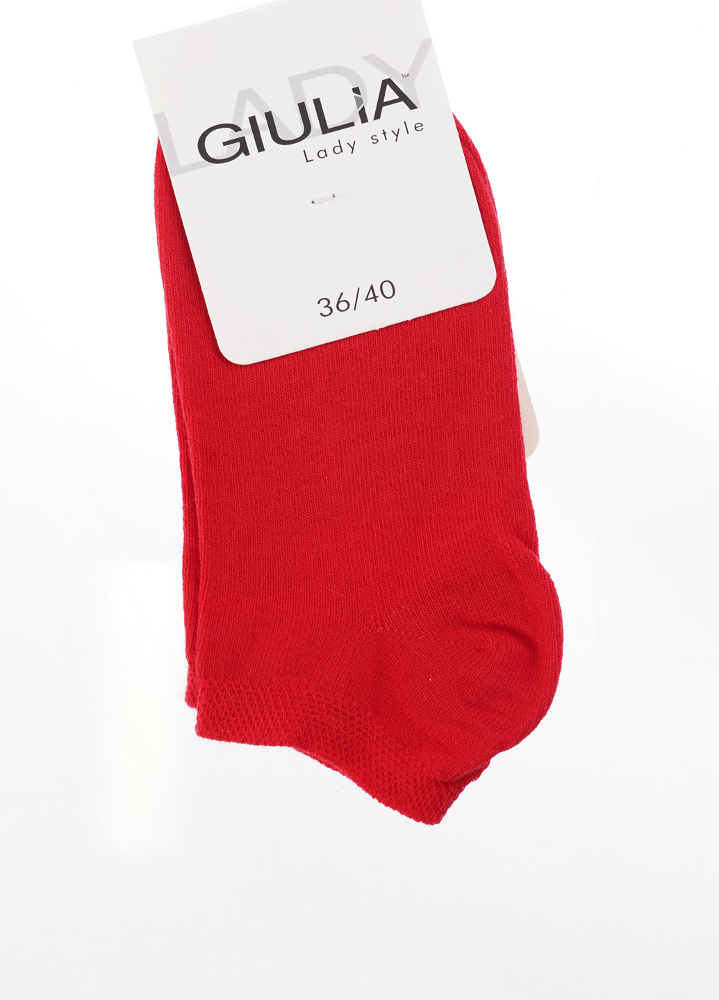 Красные носки Giulia однотонные (305788387)