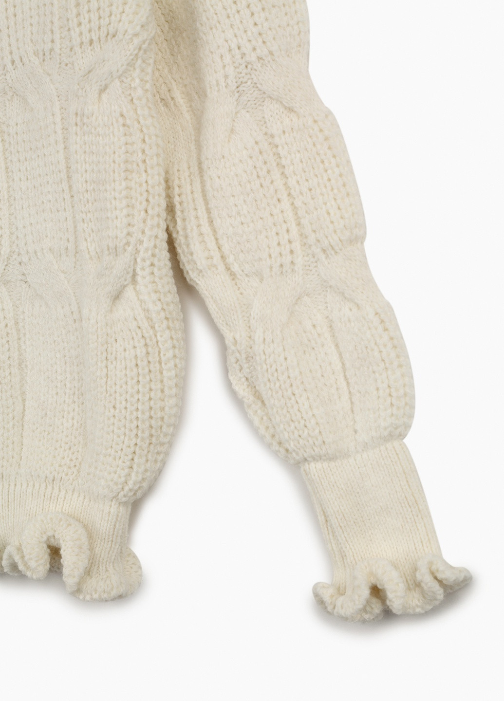 Молочный зимний свитер Safari