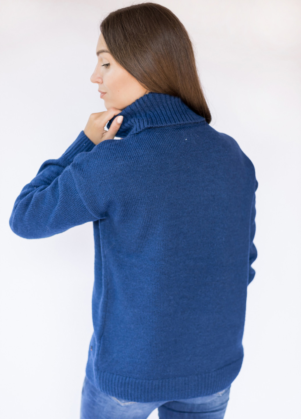 Синий демисезонный свитер Mustang