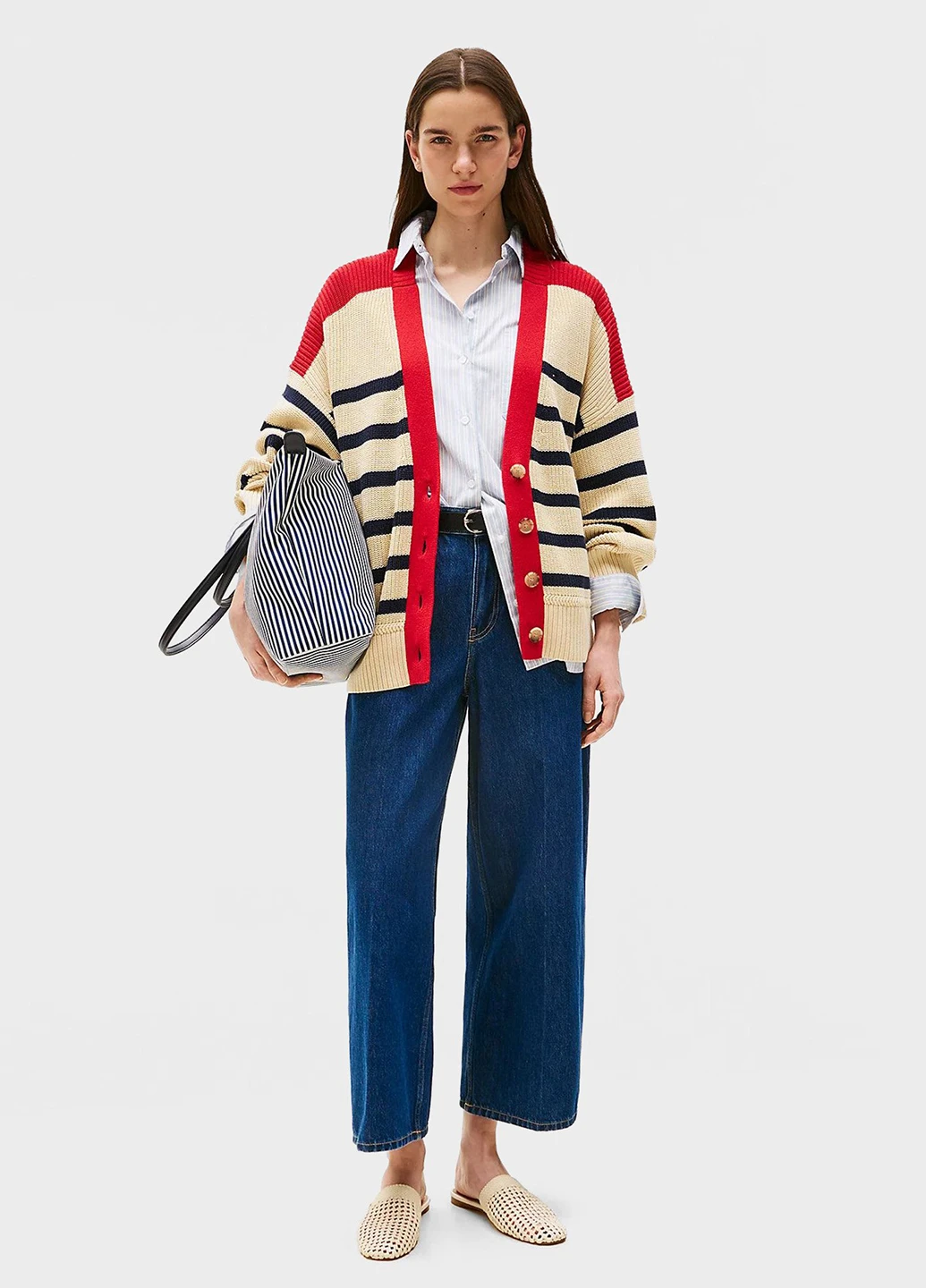 Бежевый демисезонный кардиган Tommy Hilfiger