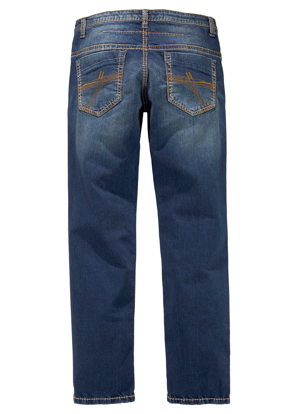 Синие демисезонные прямые джинсы Camp David