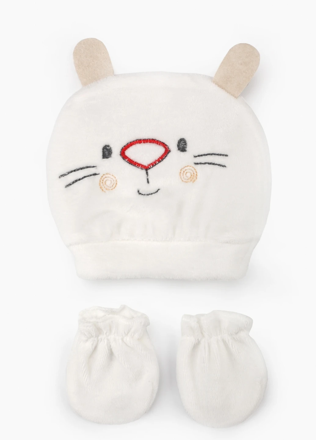 Молочний зимній костюм Mini papi
