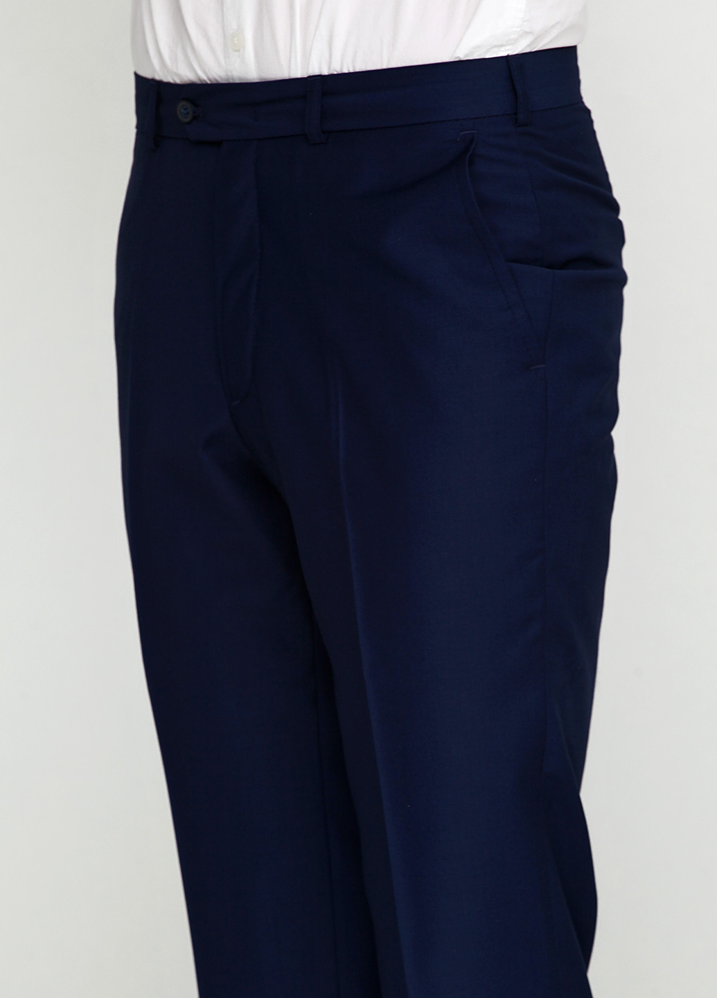 Темно-синій демісезонний костюм (піджак, брюки) брючний Миа-Стиль