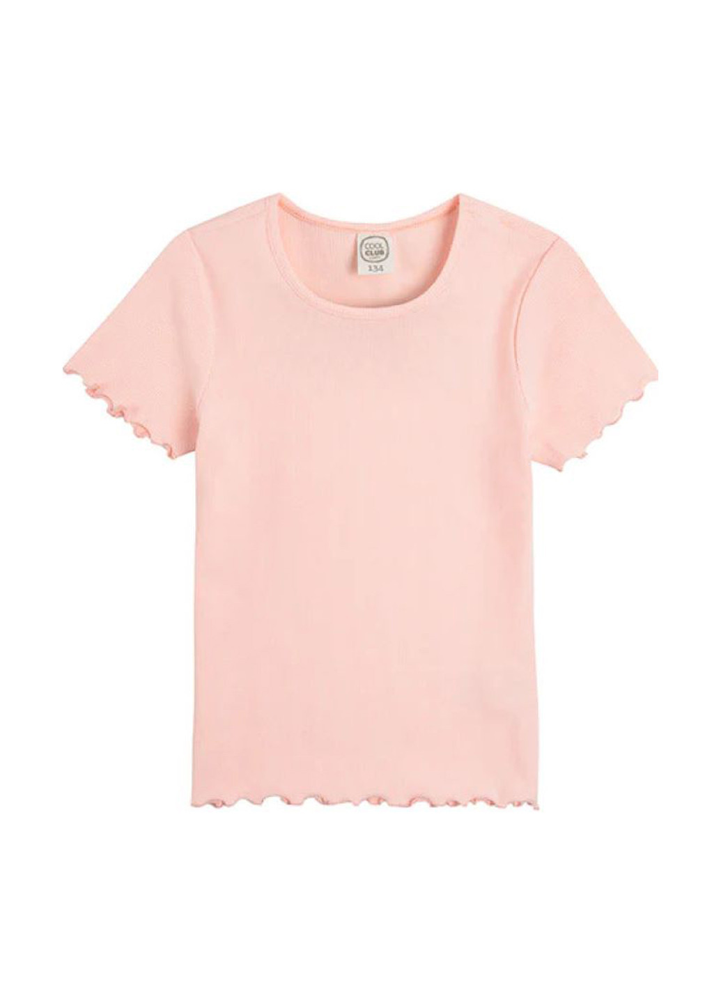 Персиковая летняя футболка Cool Club