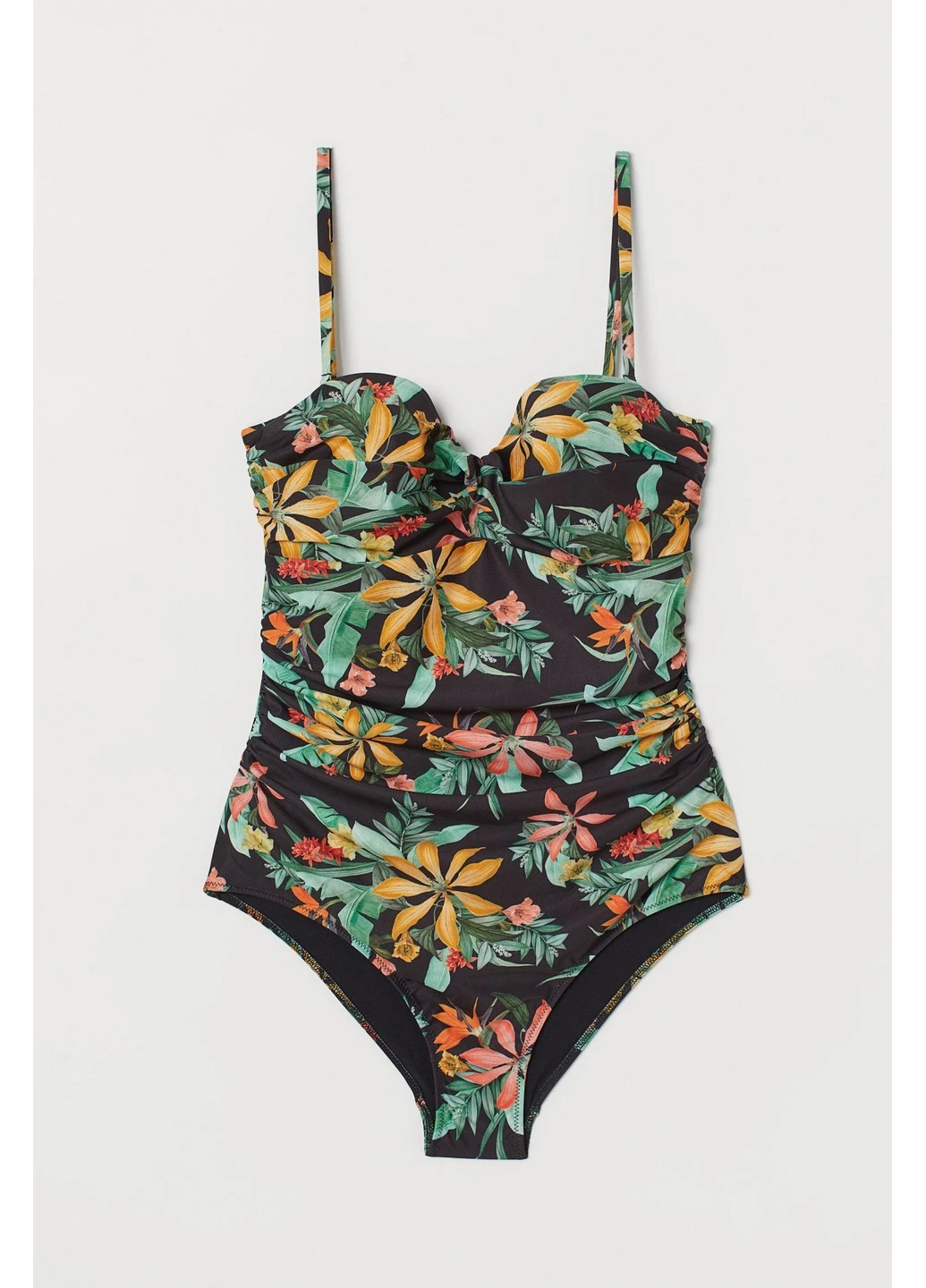 Черный летний купальник H&M