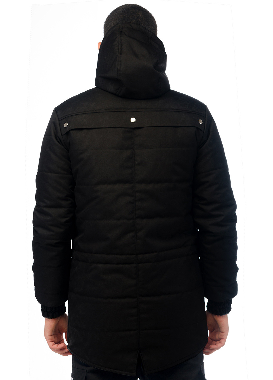 Черная зимняя куртка Ястребь