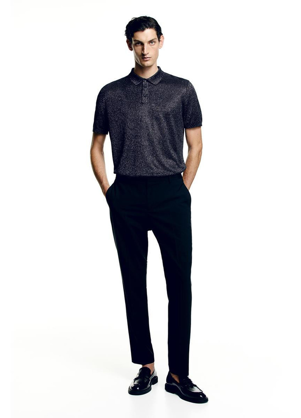 Черная футболка H&M