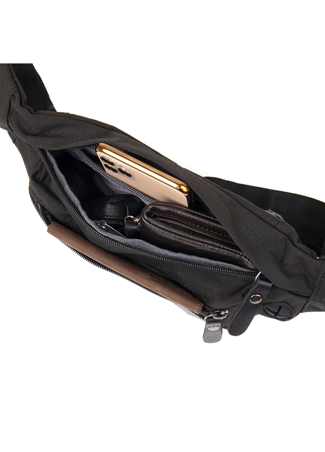 Сумка-бананка 15х35х5 см Vintage (242188629)