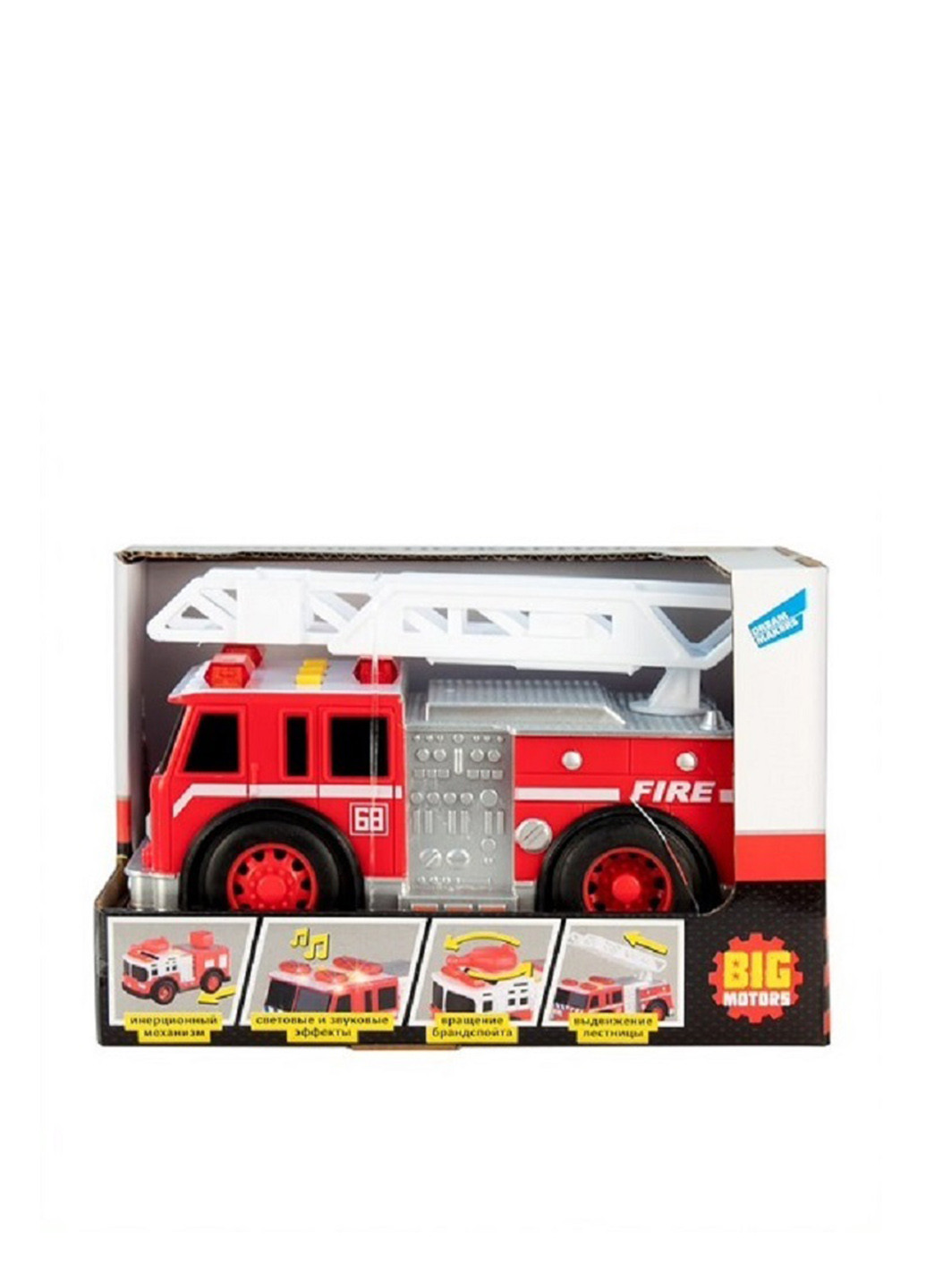 Машинка пожарная, 20х11х13 см Big Motors (256231754)