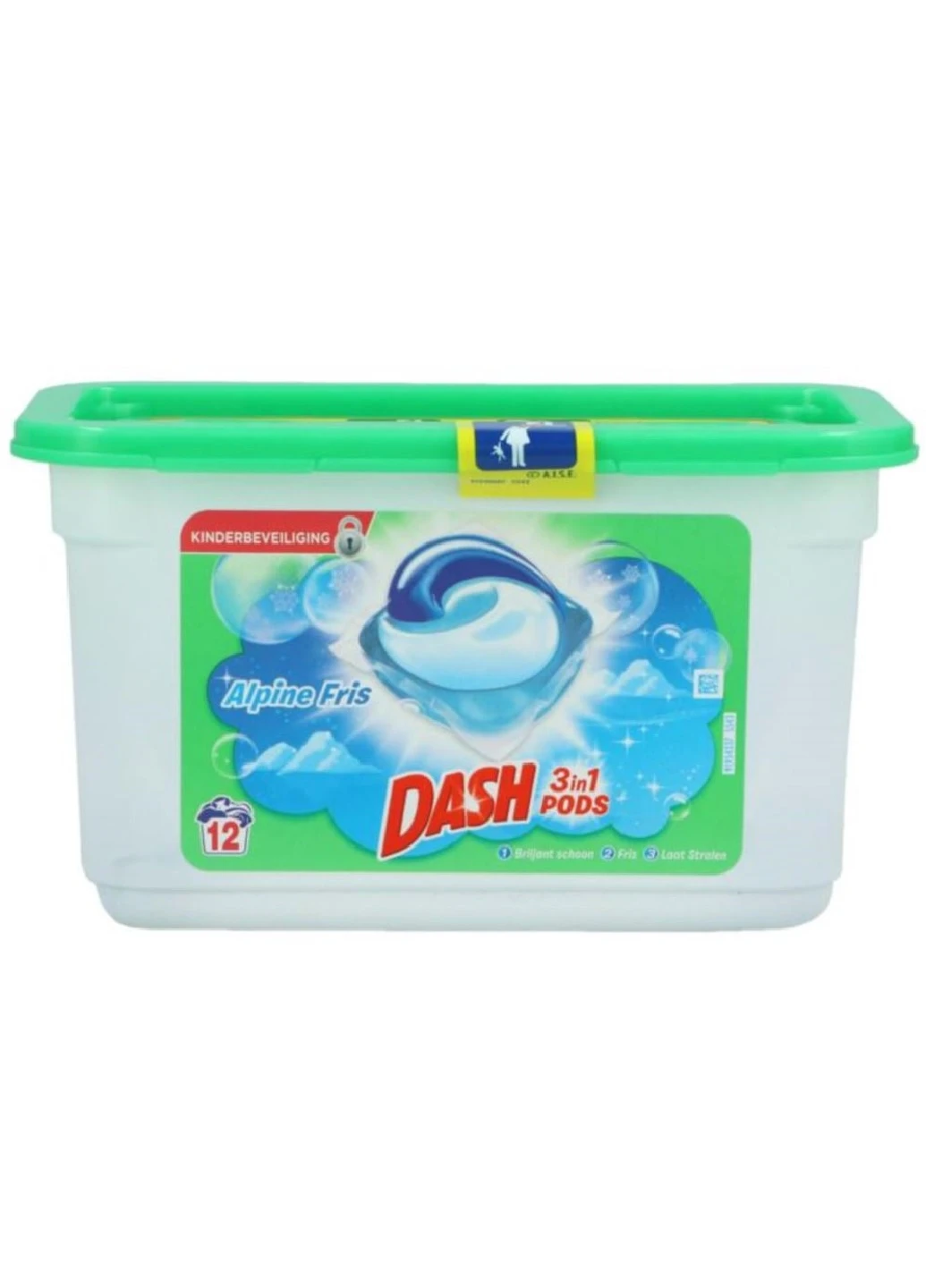 Універсальні капсули для прання Alpine Fris 12шт Dash (254560726)