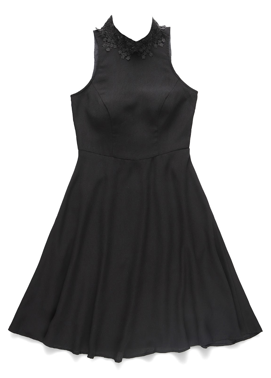 Чорна кежуал сукня кльош MINT&BERRY однотонна