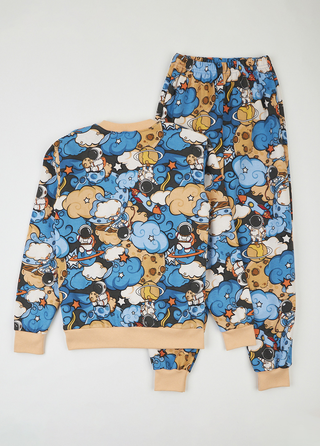 Комбинированная зимняя пижама (свитшот, брюки) dexter's