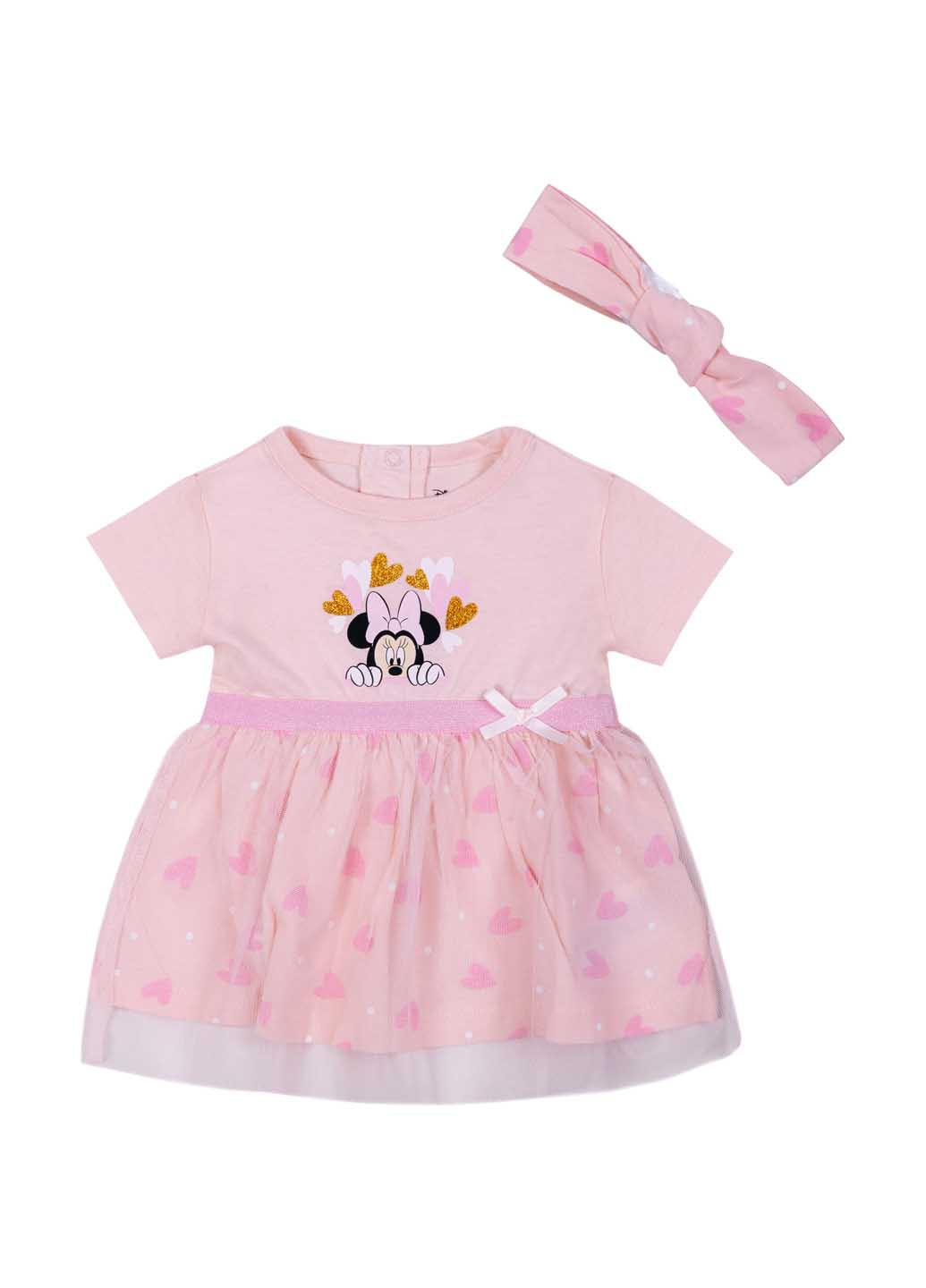 Светло-розовое платье Minnie & Mickey Mouse Clubhouse (286310228)