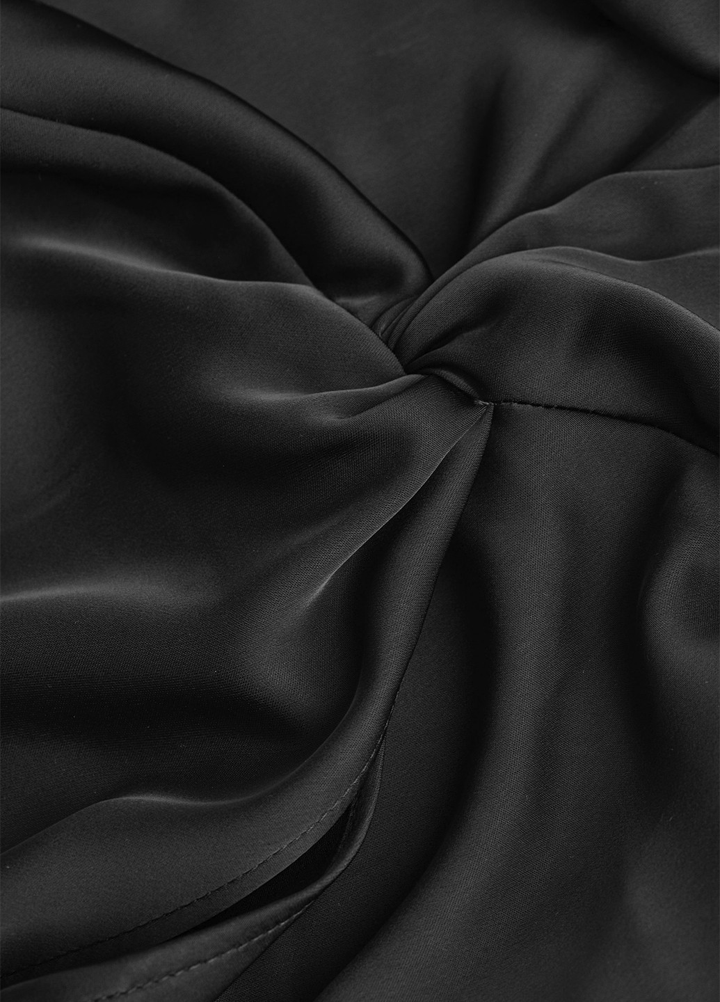 Черное вечернее платье силуэтная H&M однотонное