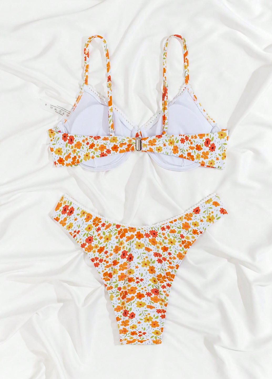 Комбінований літній купальник (бюстгалтер, трусики) роздільний SHEIN