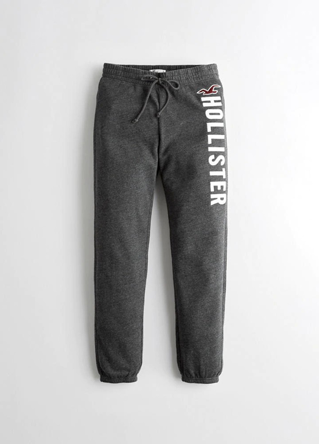 Темно-серые спортивные демисезонные джоггеры брюки Hollister