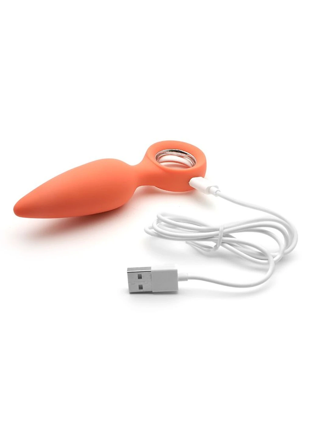 Анальная вибропробка Orville Orange, диаметр 30мм KisToy (254953787)