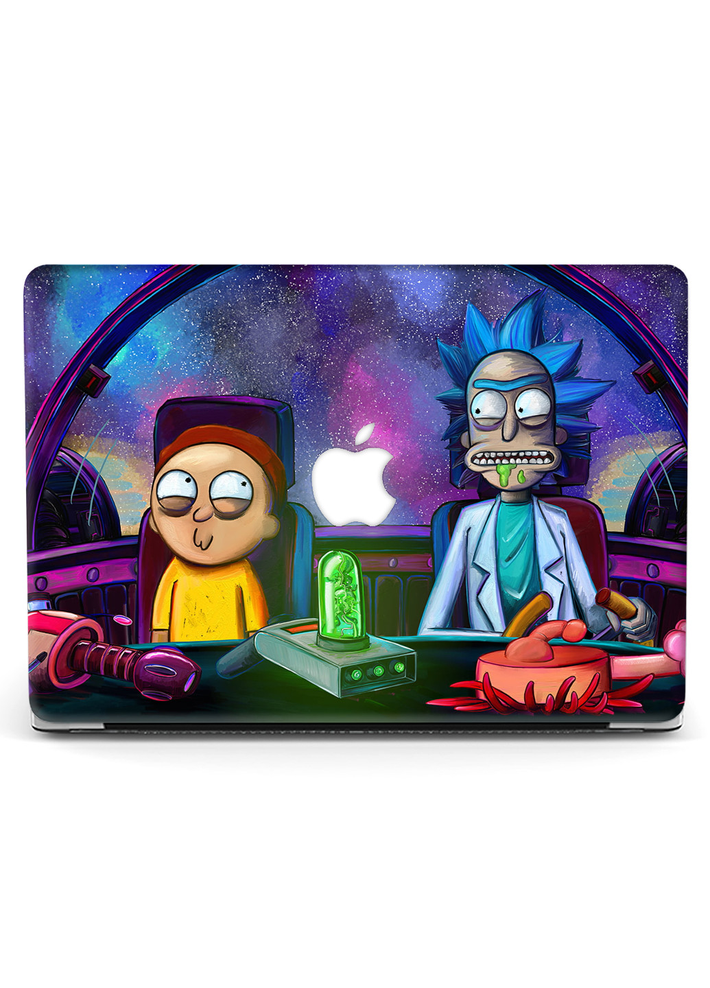 Чехол пластиковый для Apple MacBook Pro Retina 13 A1502 / А1425 Рик и Морти (Rick and Morty) (6352-1716) MobiPrint (218539518)