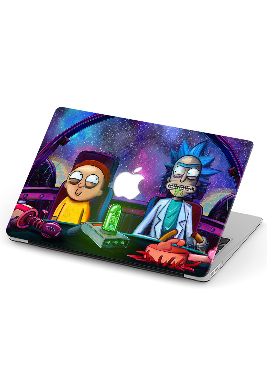 Чехол пластиковый для Apple MacBook Pro Retina 13 A1502 / А1425 Рик и Морти (Rick and Morty) (6352-1716) MobiPrint (218539518)