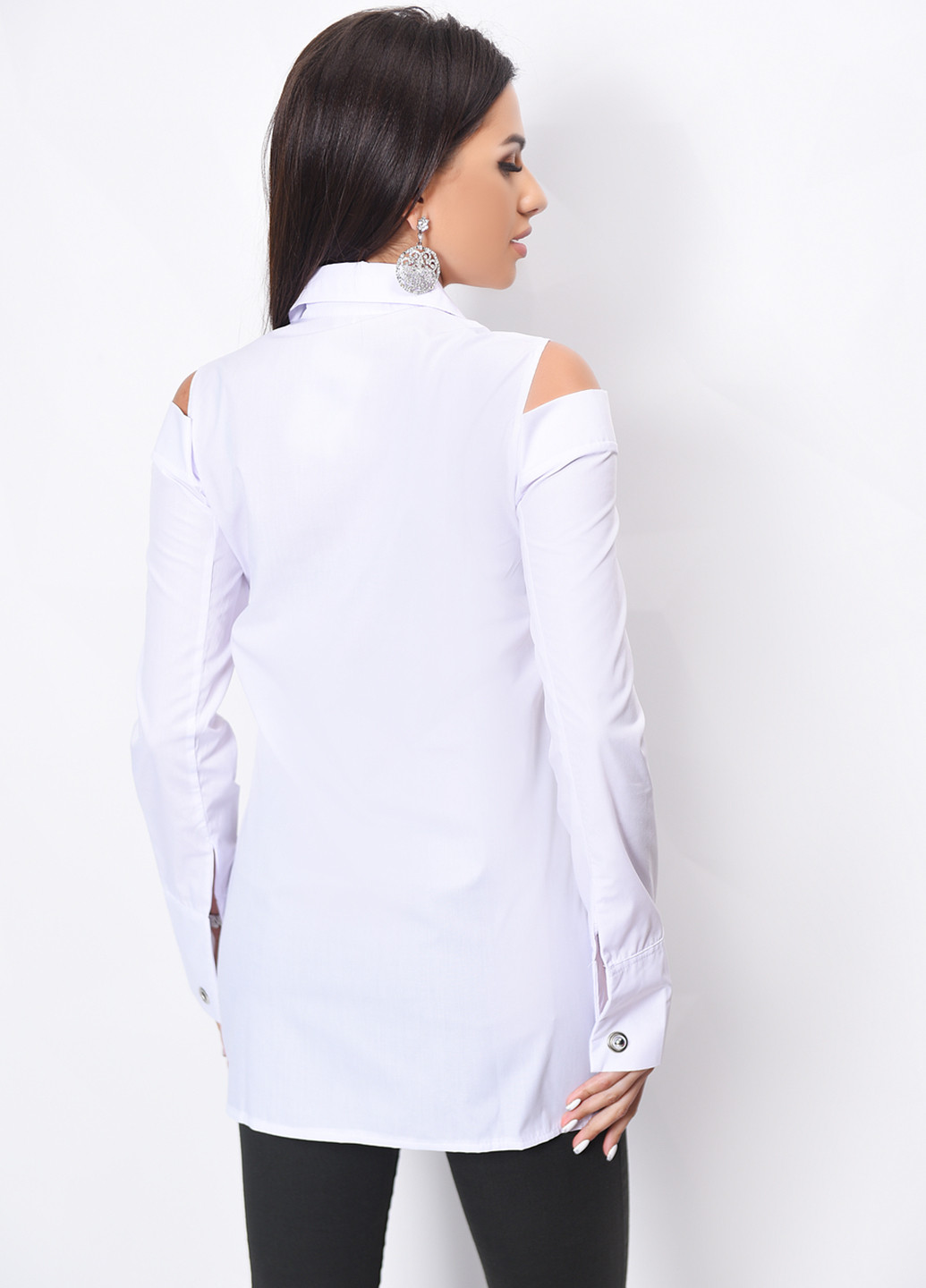Біла демісезонна блуза Turika