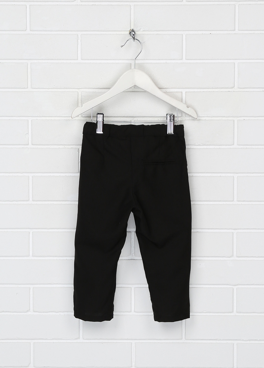 Черные кэжуал летние брюки прямые H&M