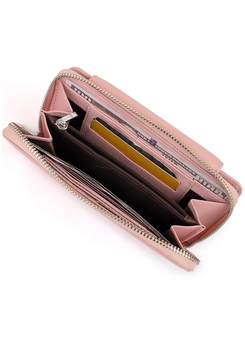 Жіночий шкіряний гаманець 19х9,5х2,5 см st leather (252128558)