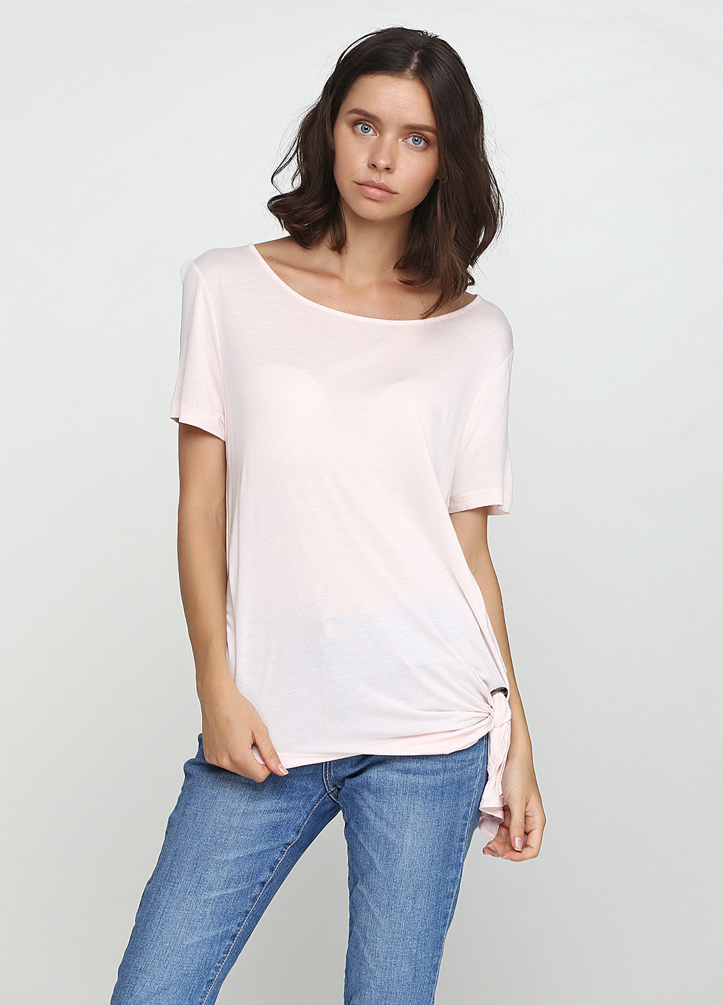Світло-рожева літня футболка Vero Moda