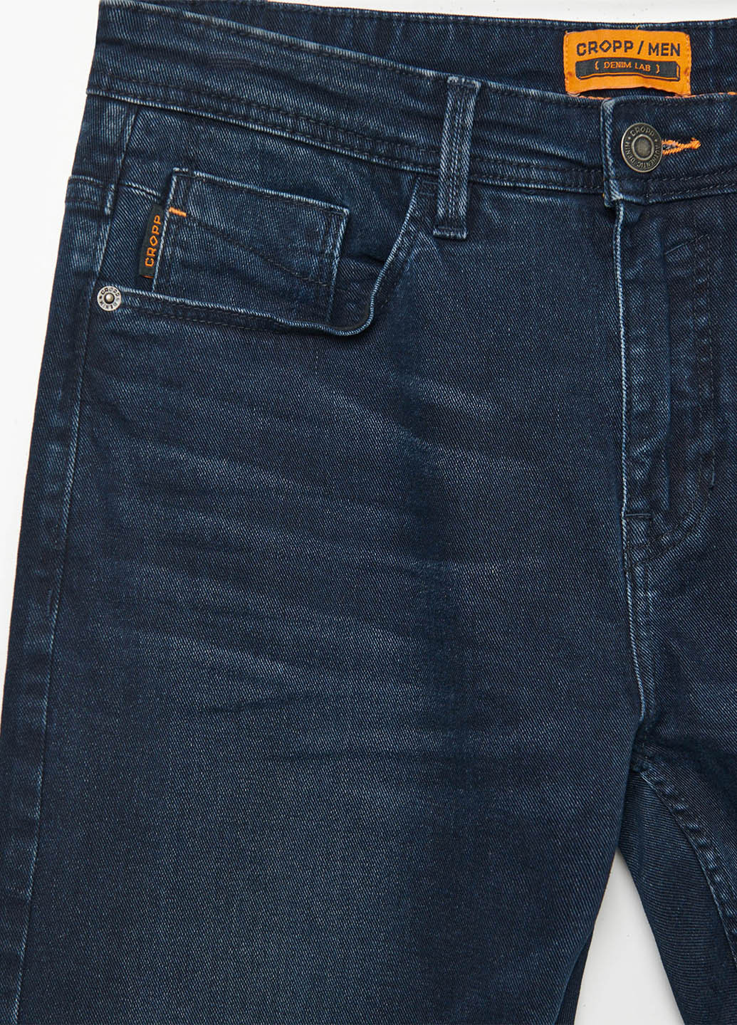 Темно-синие демисезонные регюлар фит джинсы Cropp