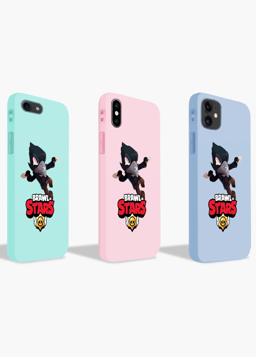 Чохол силіконовий Apple Iphone 7 plus Ворон Бравл Старс (Crow Brawl Stars) (17364-1023) MobiPrint (219288531)