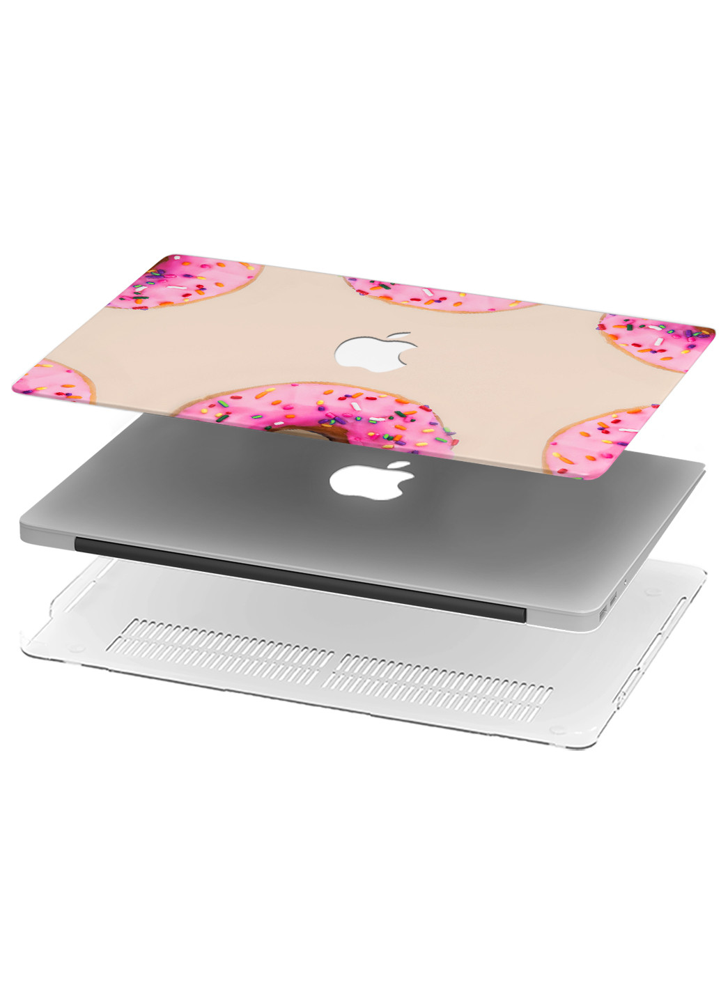 Чехол пластиковый для Apple MacBook Air 13 A1466 / A1369 Пончик (6351-2794) MobiPrint (219125947)