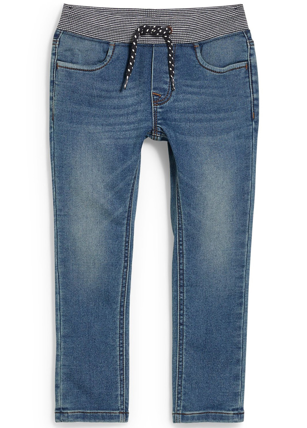 Синие демисезонные слим джинсы C&A