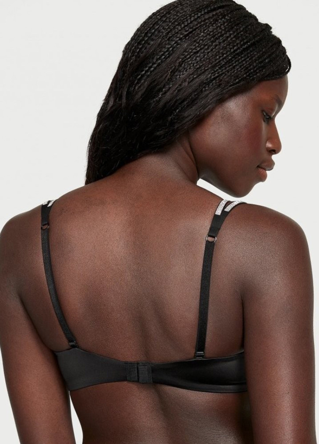 Черный демисезонный комплект (бюстгальтер, трусики) Victoria's Secret