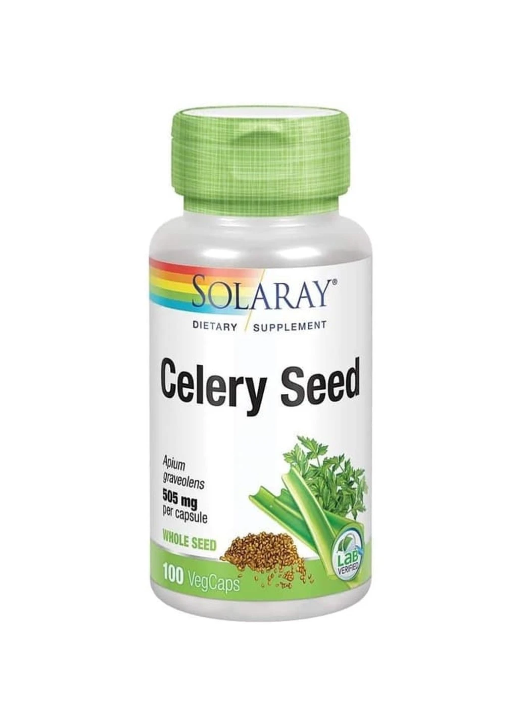 Насіння селери Celery Seed 100 капсул Solaray (255407778)