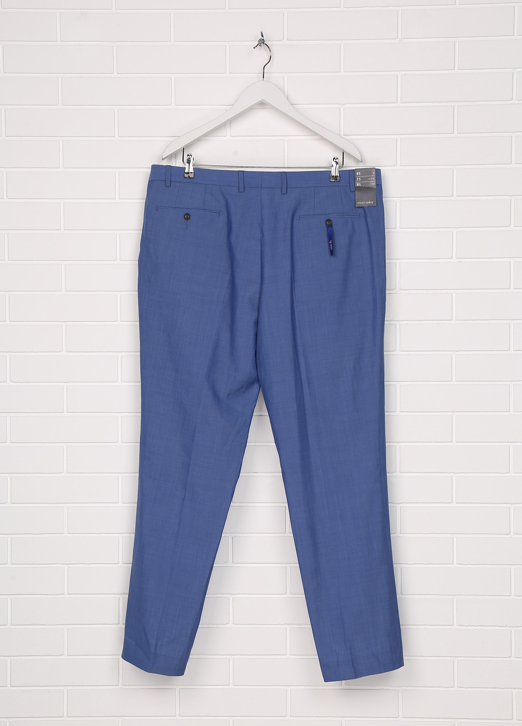 Голубые кэжуал демисезонные классические брюки Angelo Litrico