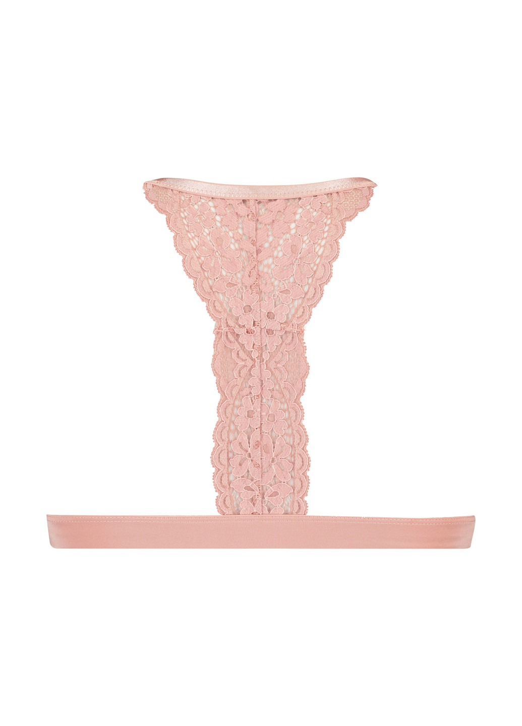 Світло-рожевий бралетт бюстгальтер Hunkemoller без кісточок поліамід, мереживо