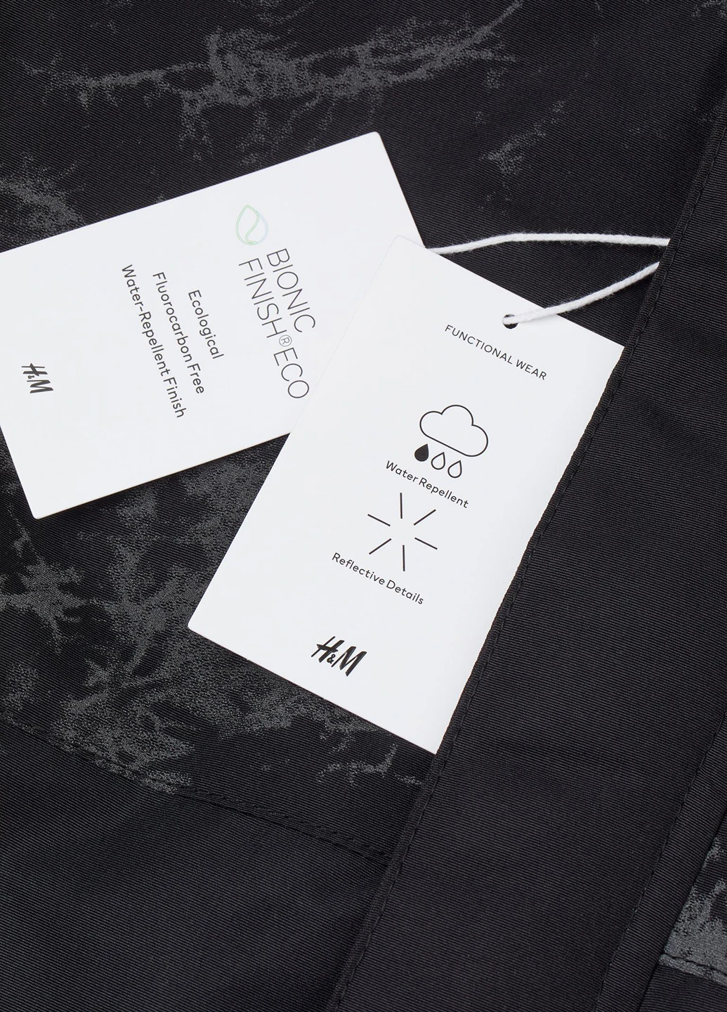 Чорна демісезонна куртка H&M