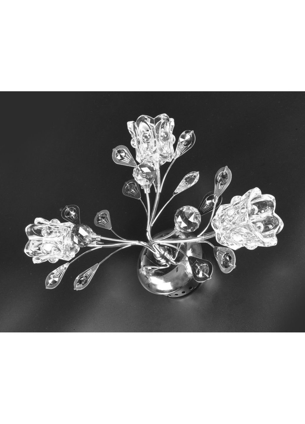 Бра настінна 8336/3-ch Хром 25х35х16 см. Sunnysky (253543459)