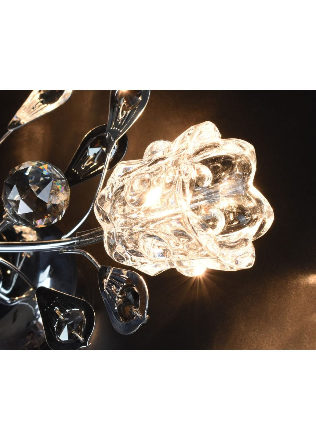 Бра настінна 8336/3-ch Хром 25х35х16 см. Sunnysky (253543459)