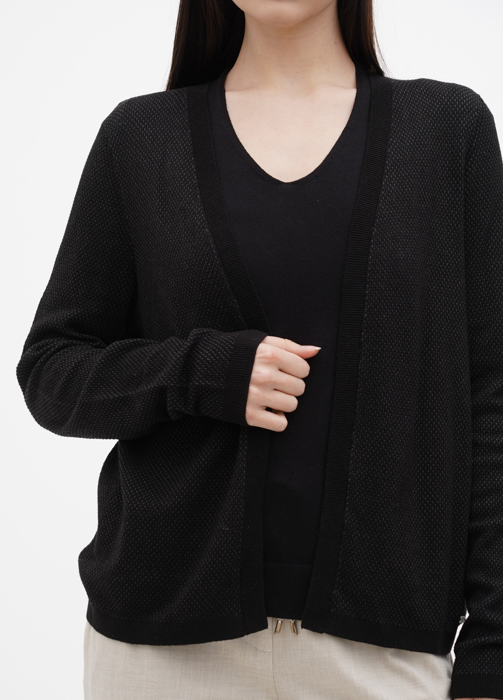 Черный демисезонный пуловер пуловер S.Oliver