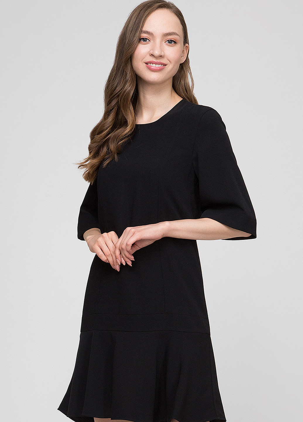 Чорна кежуал сукня Calvin Klein однотонна