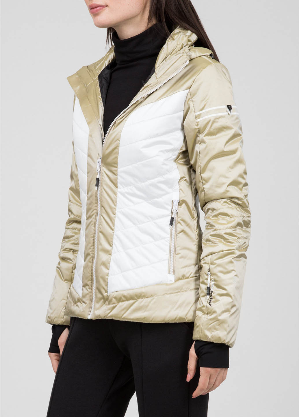 Песочная зимняя куртка лыжная CMP