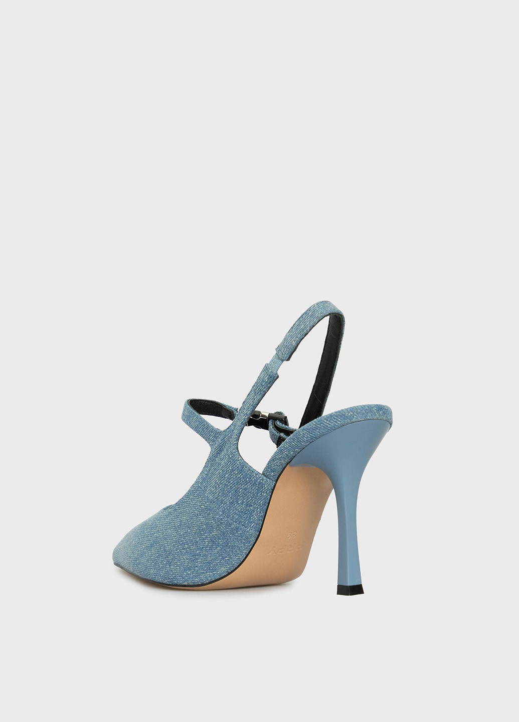 PRPY Туфли слингбеки темно-голубой з текстиль, китай — лето (334684286)