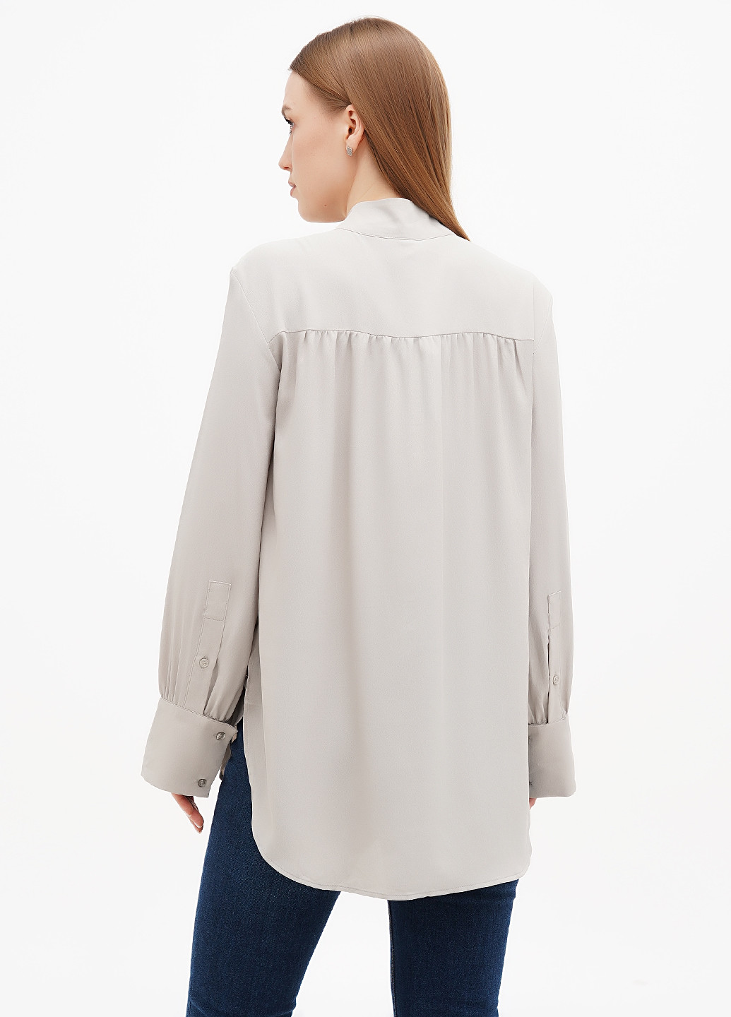 Світло-сіра блуза H&M