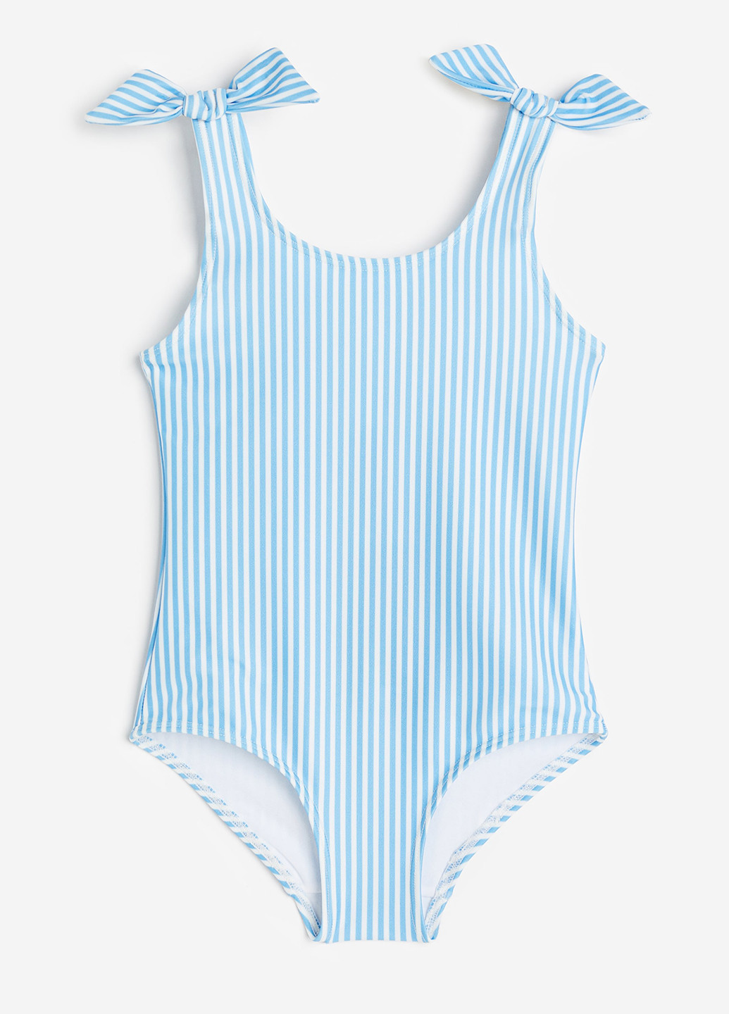 Блакитний літній купальник суцільний H&M