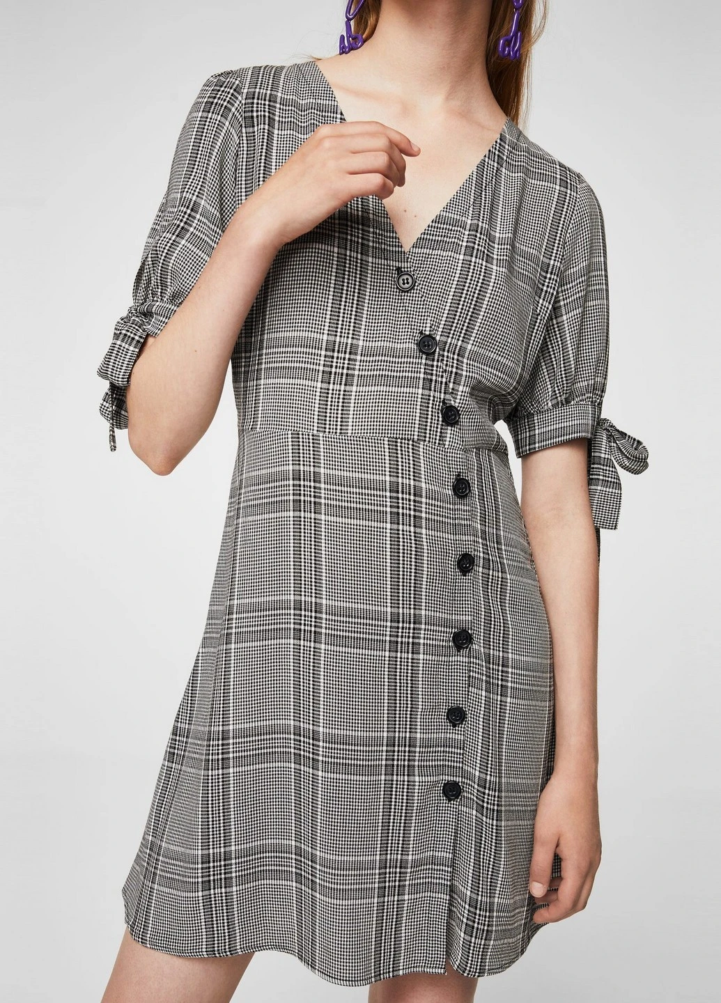 Черное кэжуал платье Mango однотонное
