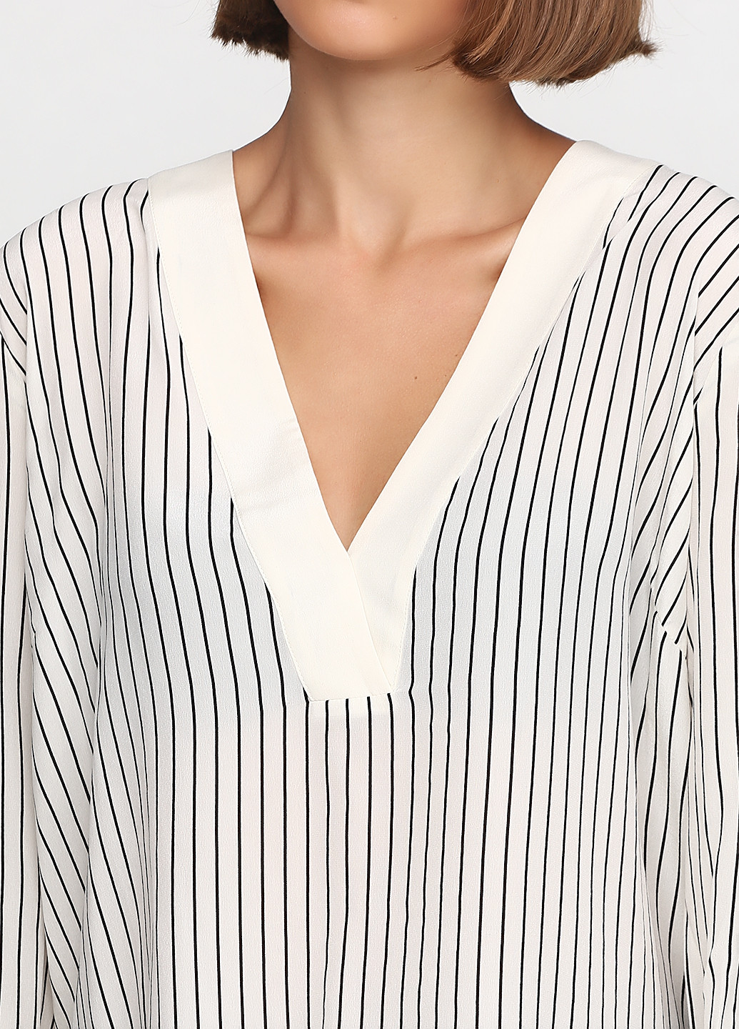Комбинированная демисезонная блуза Gestuz