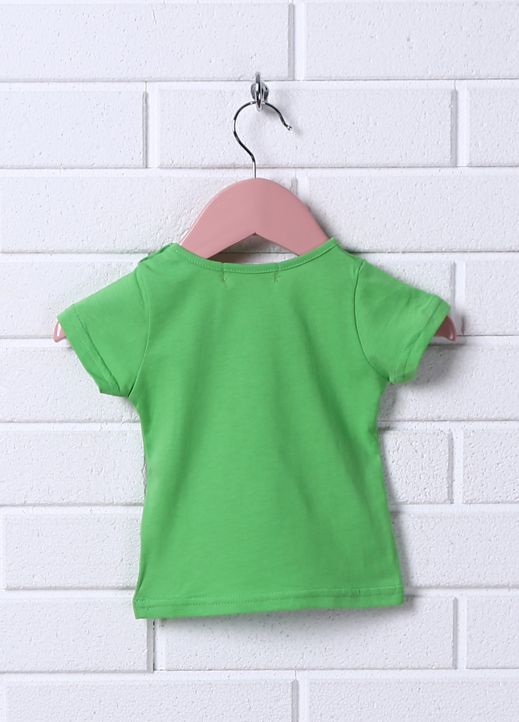 Зеленая летняя футболка Miss Image